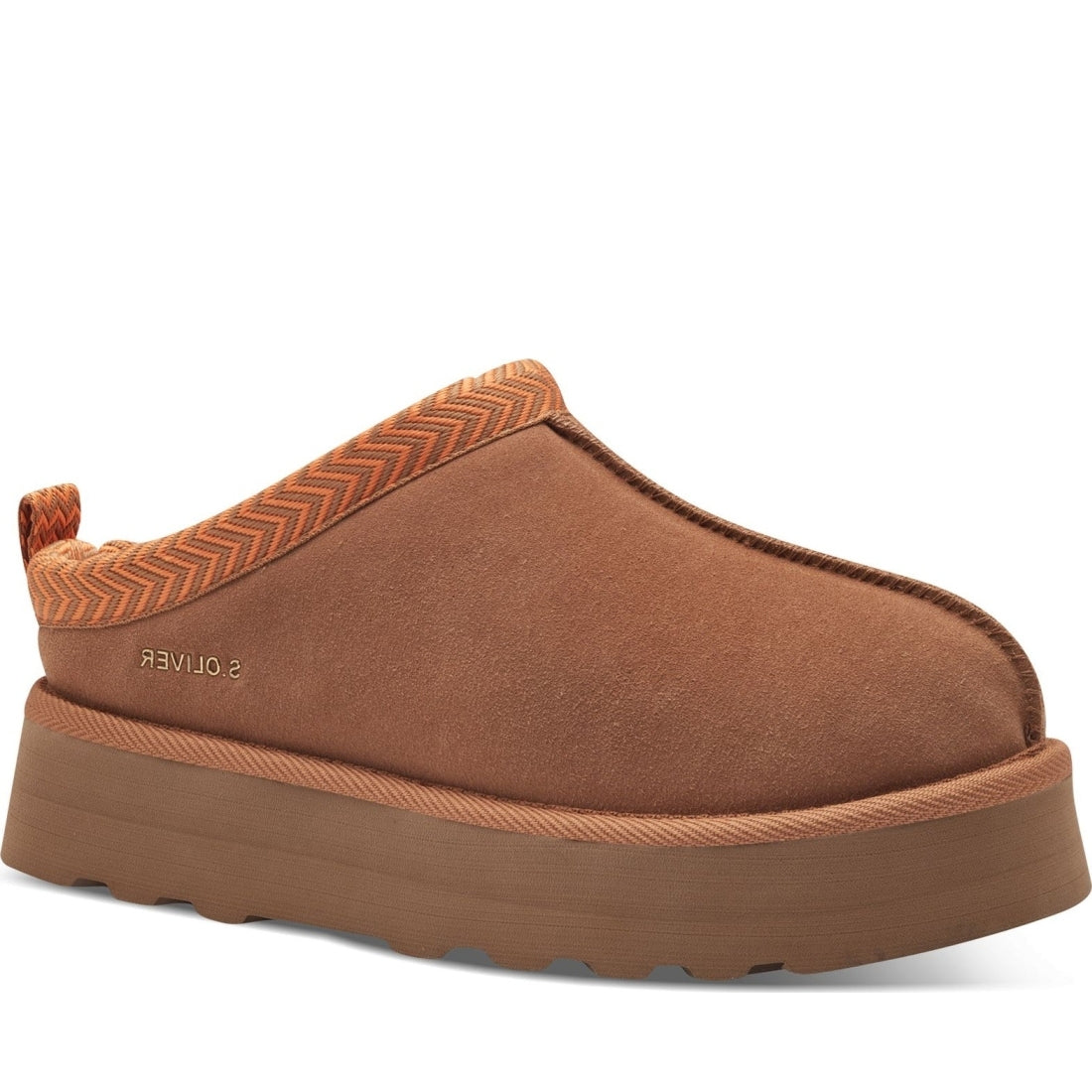 cognac casual closed booties