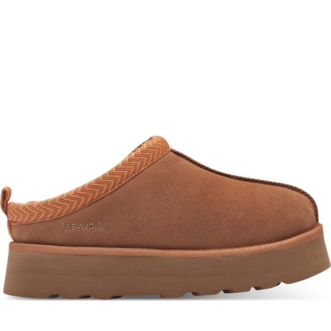 cognac casual closed booties