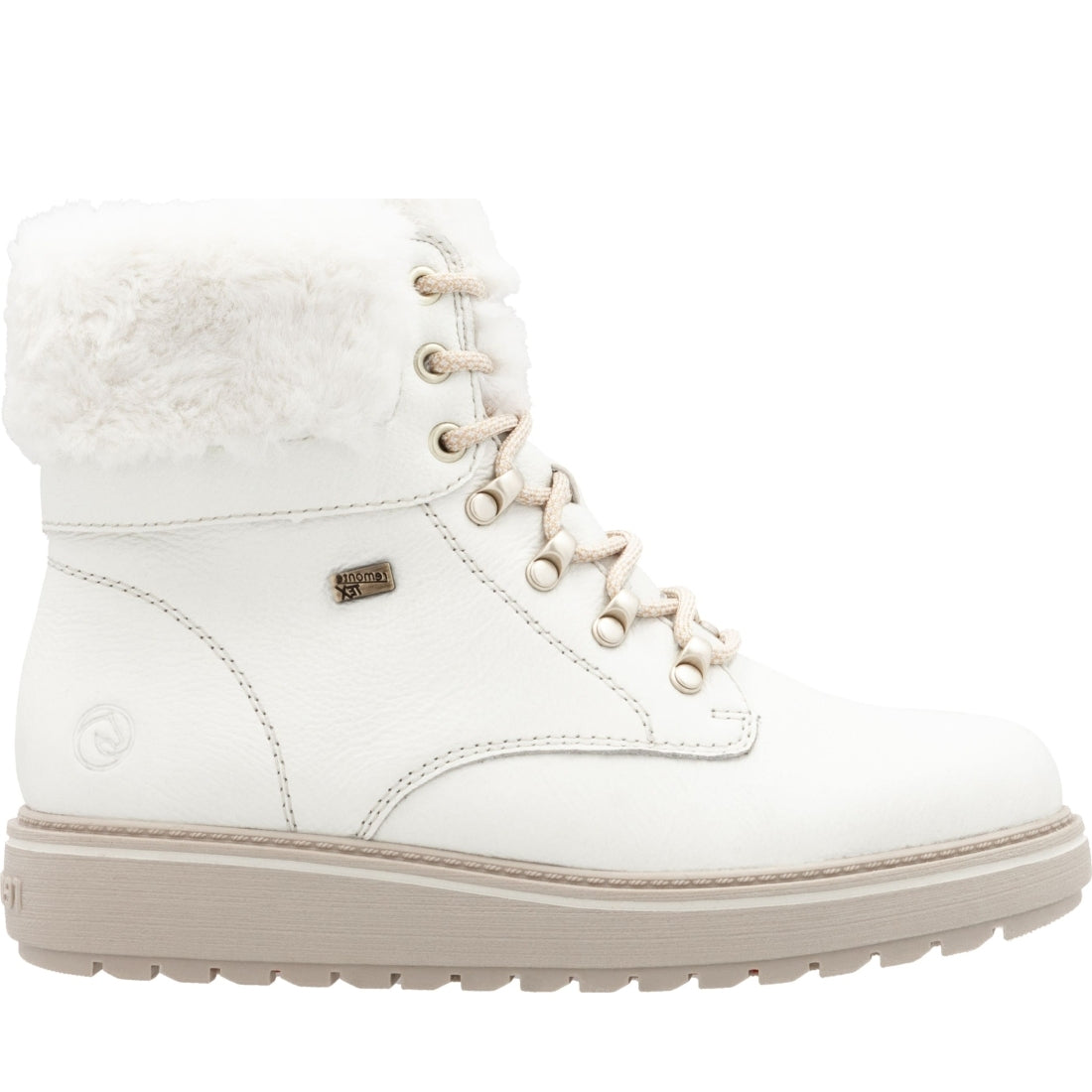 white casual closed ladies mid height boots