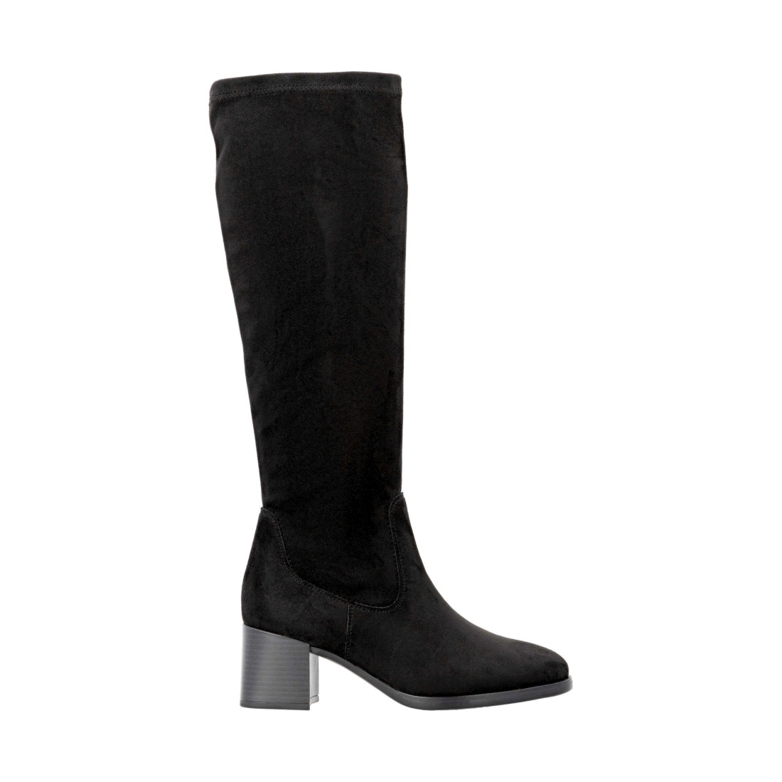 black elegant closed ladies' boots