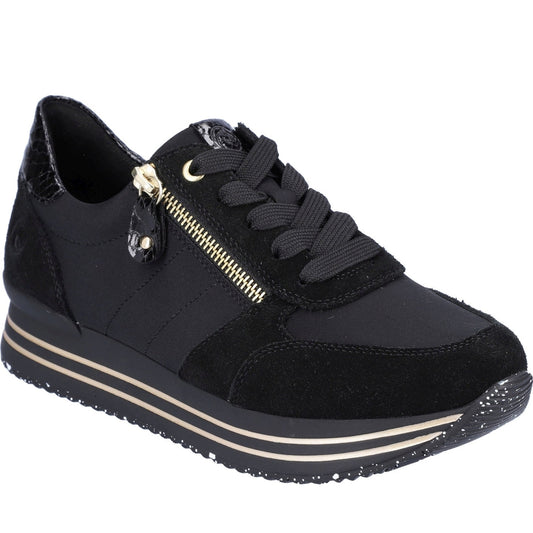 black casual closed ladies shoes