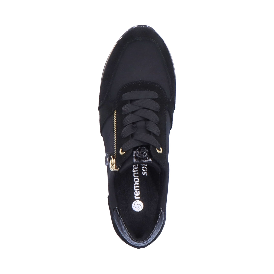 black casual closed ladies shoes