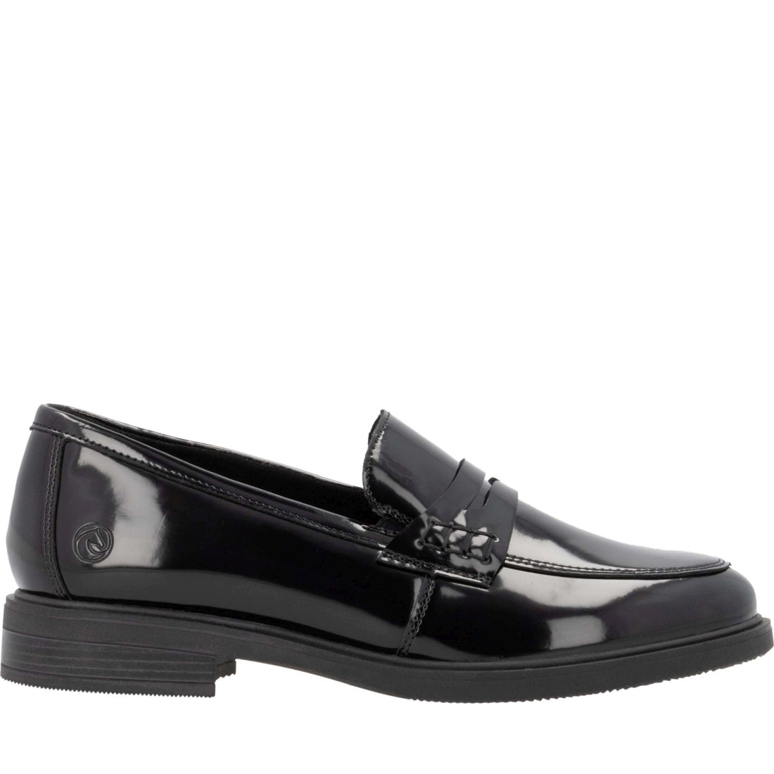 black elegant closed ladies shoes