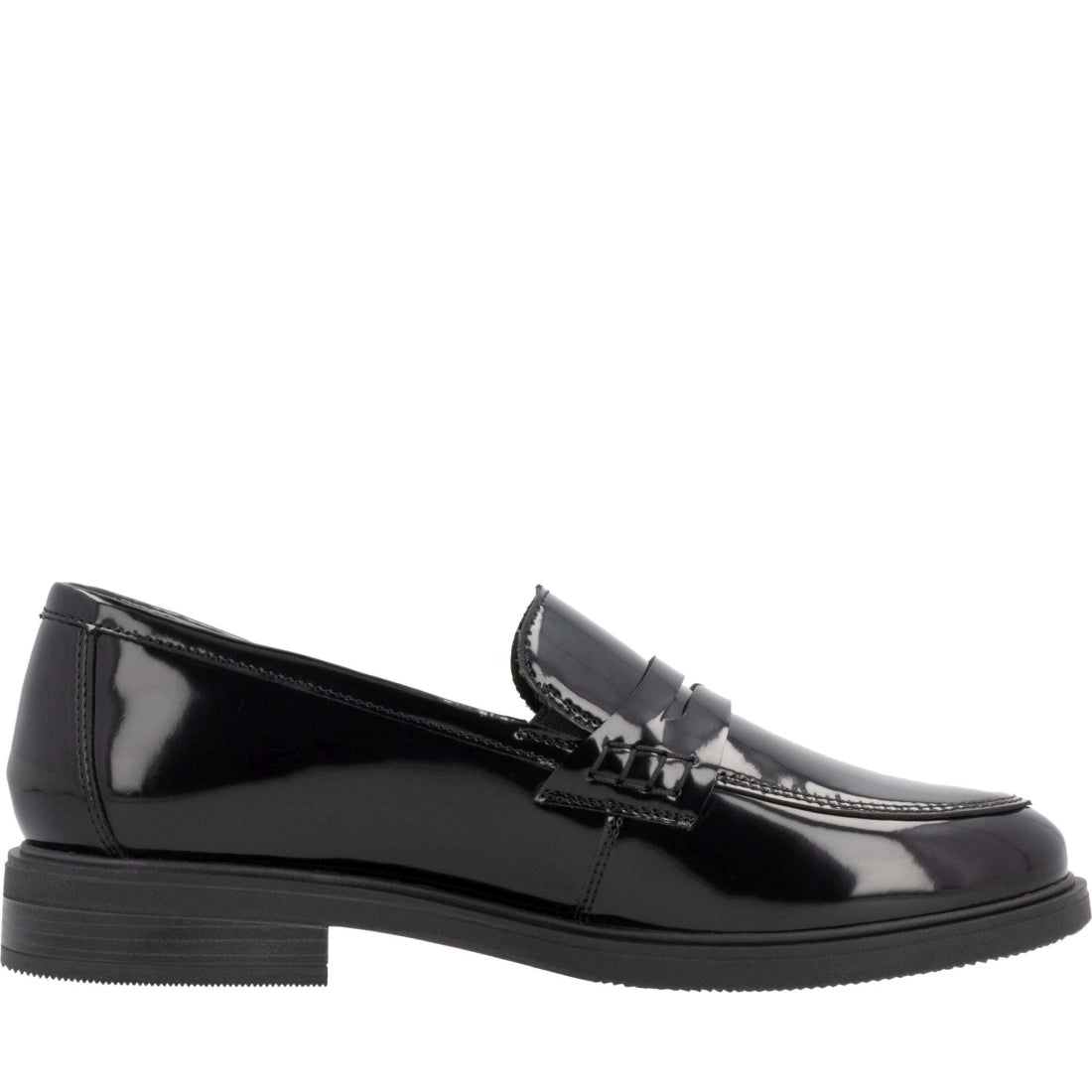 black elegant closed ladies shoes