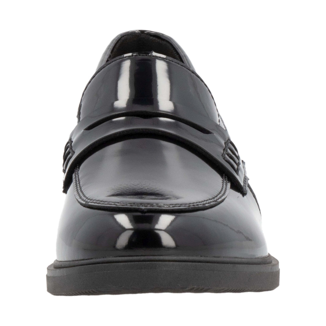 black elegant closed ladies shoes