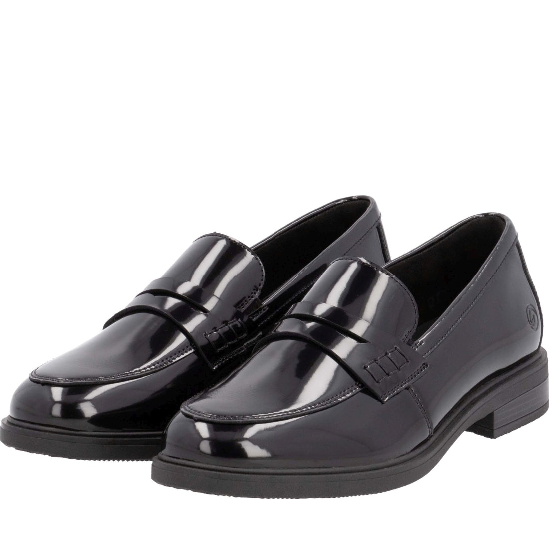 black elegant closed ladies shoes