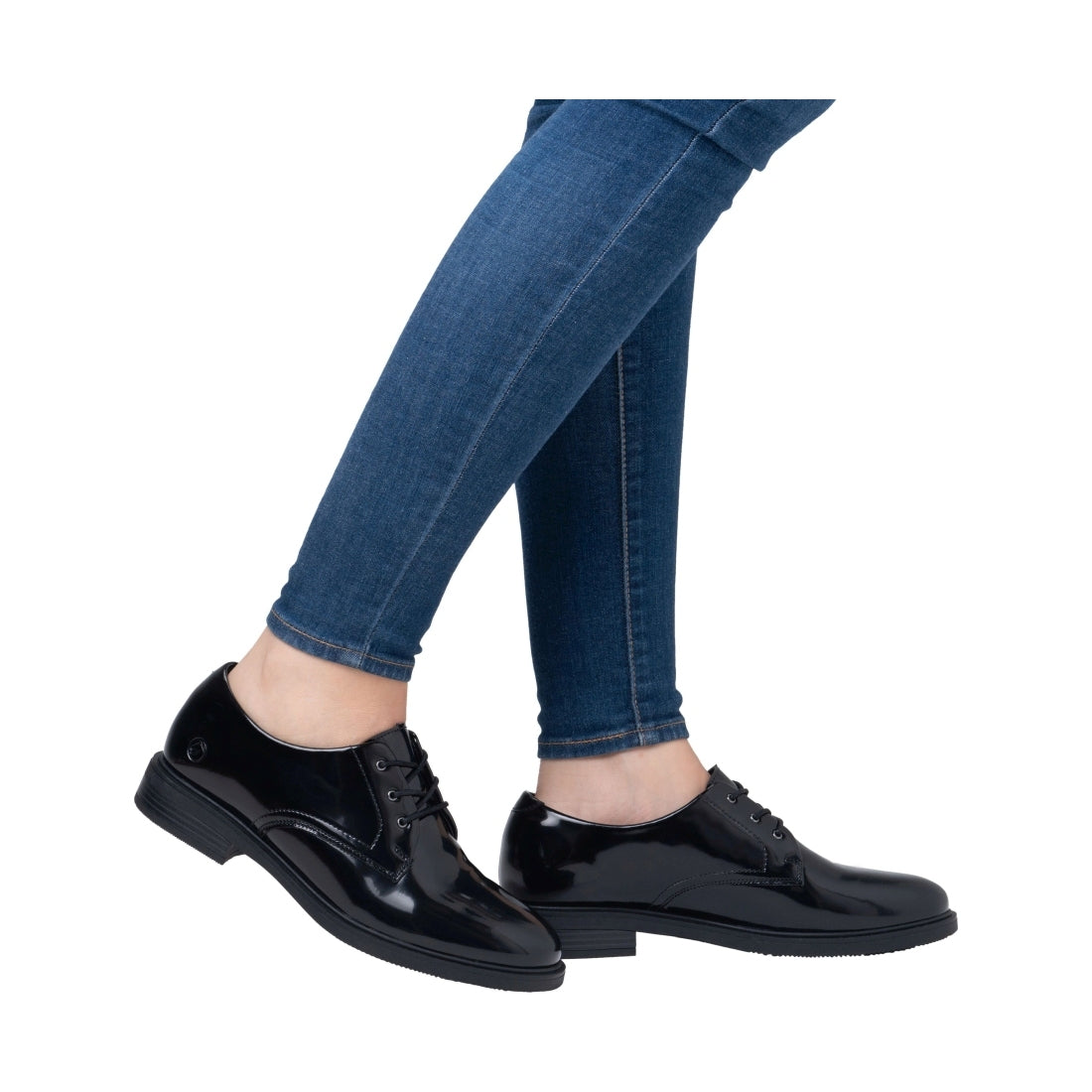 black elegant closed ladies shoes