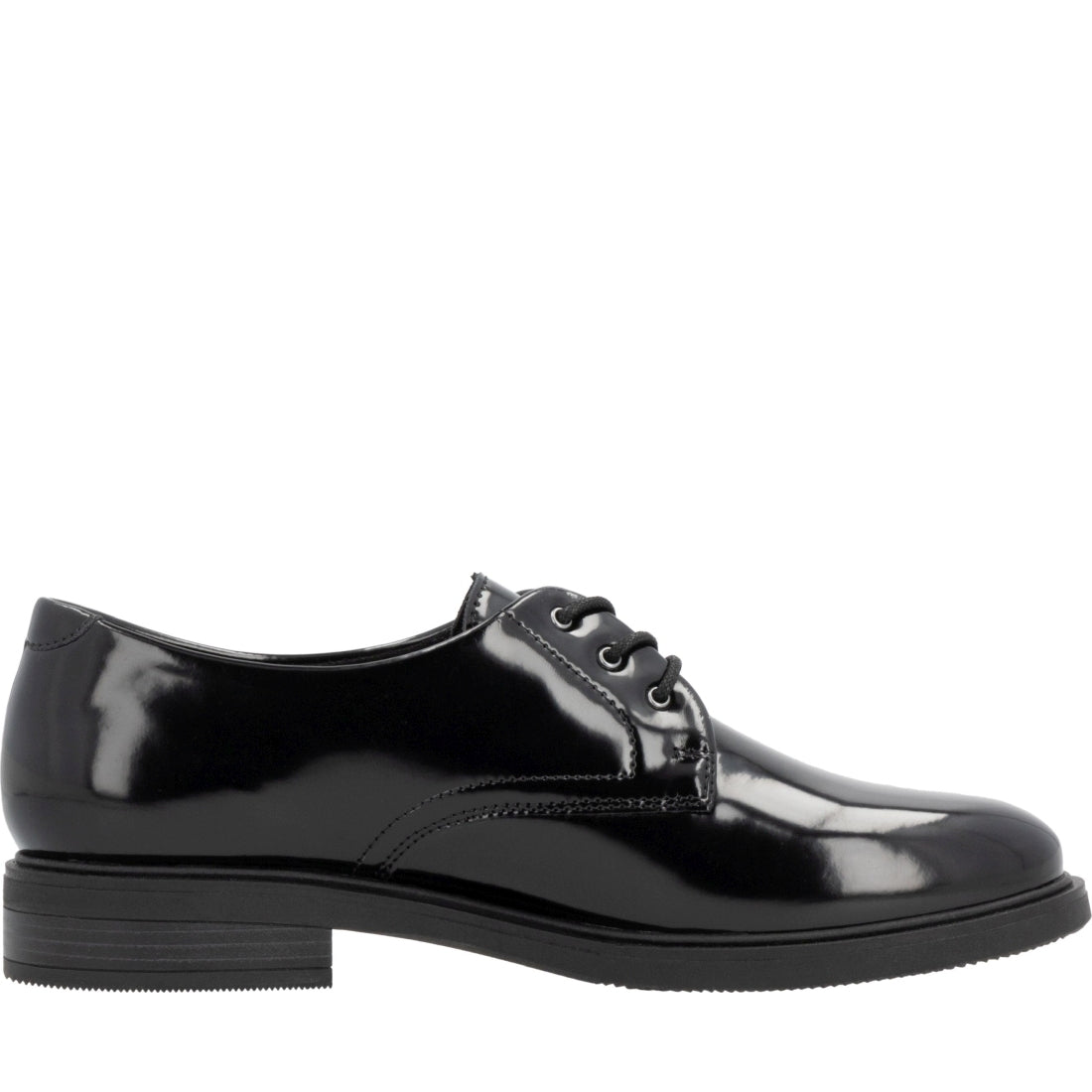 black elegant closed ladies shoes