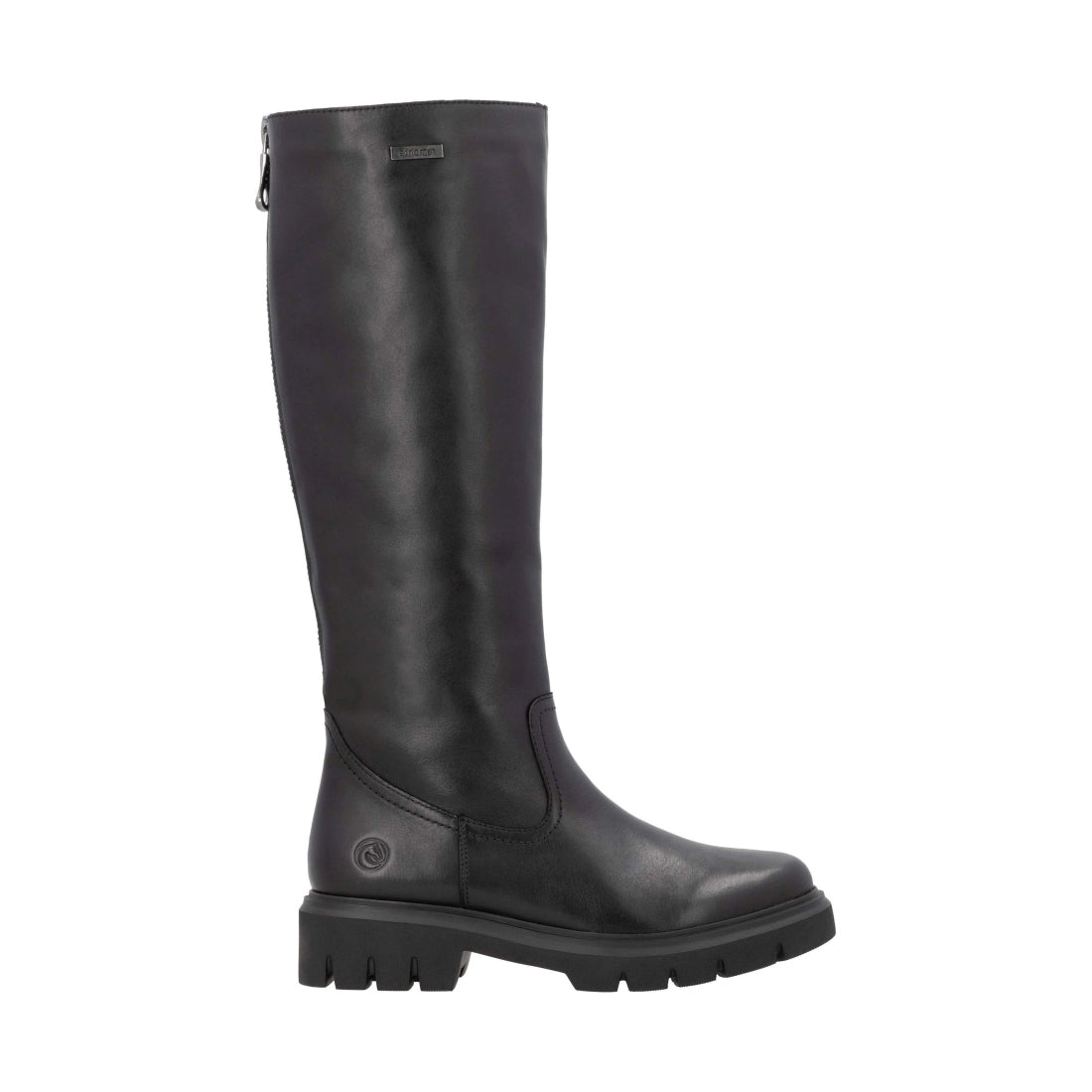 black elegant closed ladies' boots