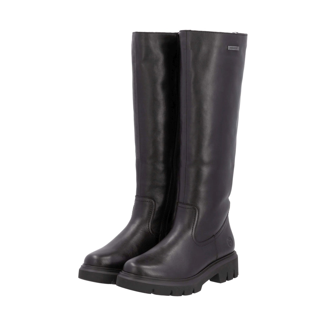 black elegant closed ladies' boots