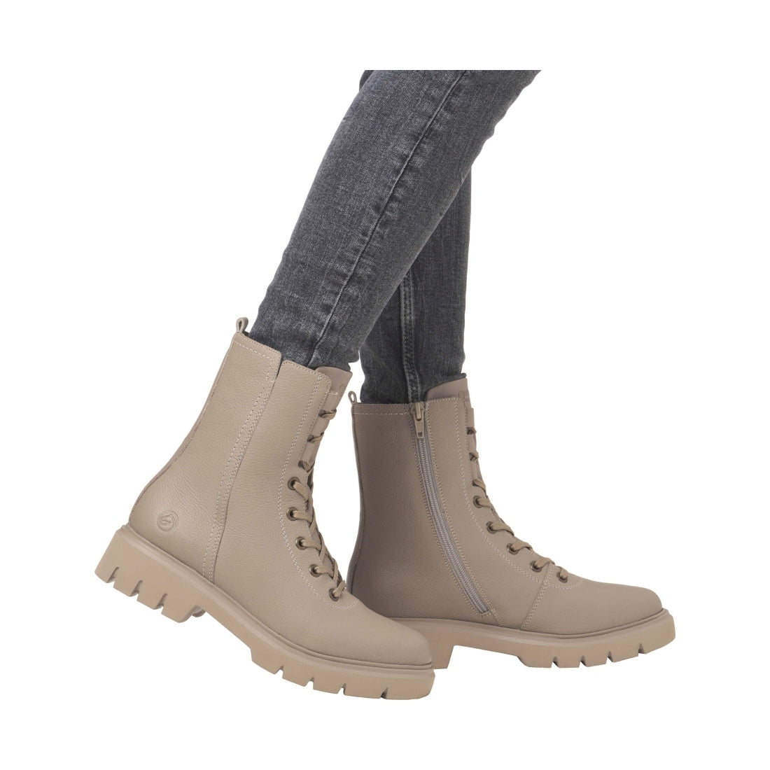 brown casual closed ladies mid height boots