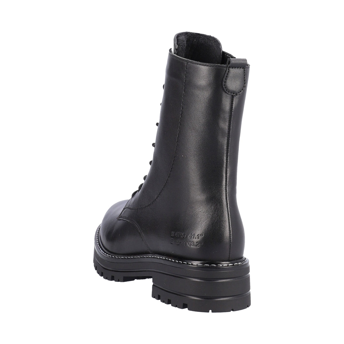 black casual closed ladies mid height boots