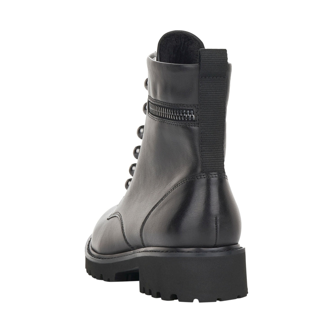 black casual closed ladies mid height boots