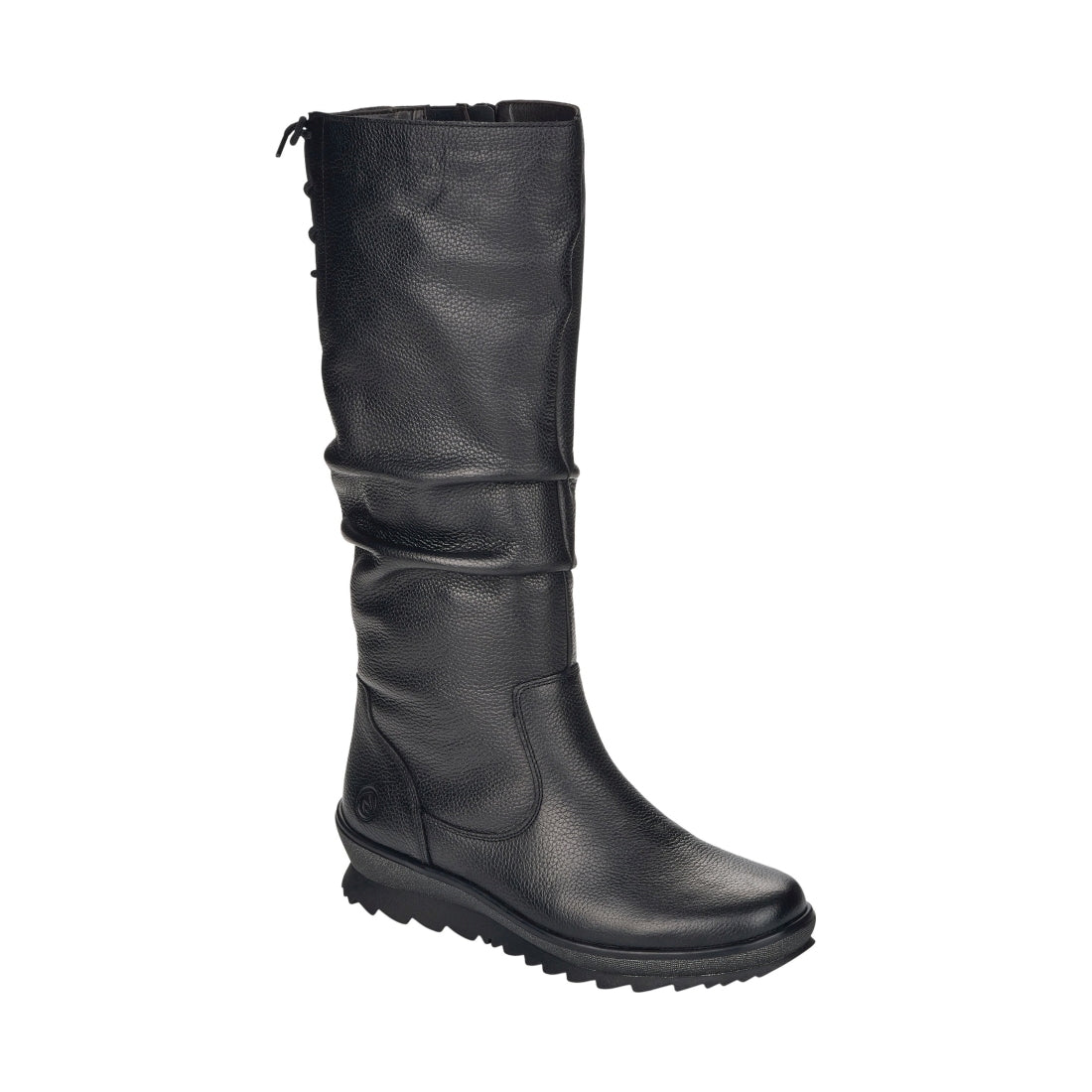 black casual closed ladies' boots