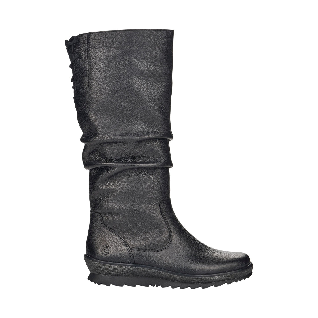 black casual closed ladies' boots