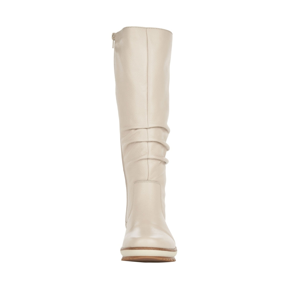 white casual closed ladies' boots