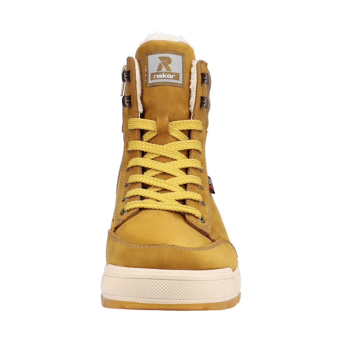 yellow casual closed men's boots