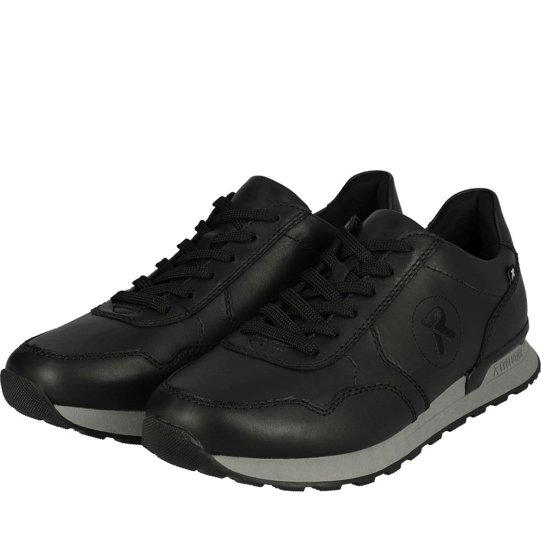 black casual closed men's shoes