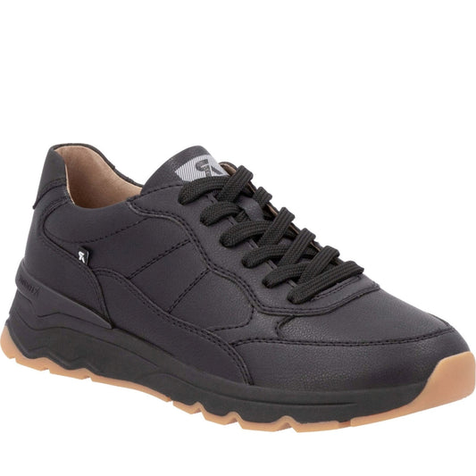 black casual closed men's shoes