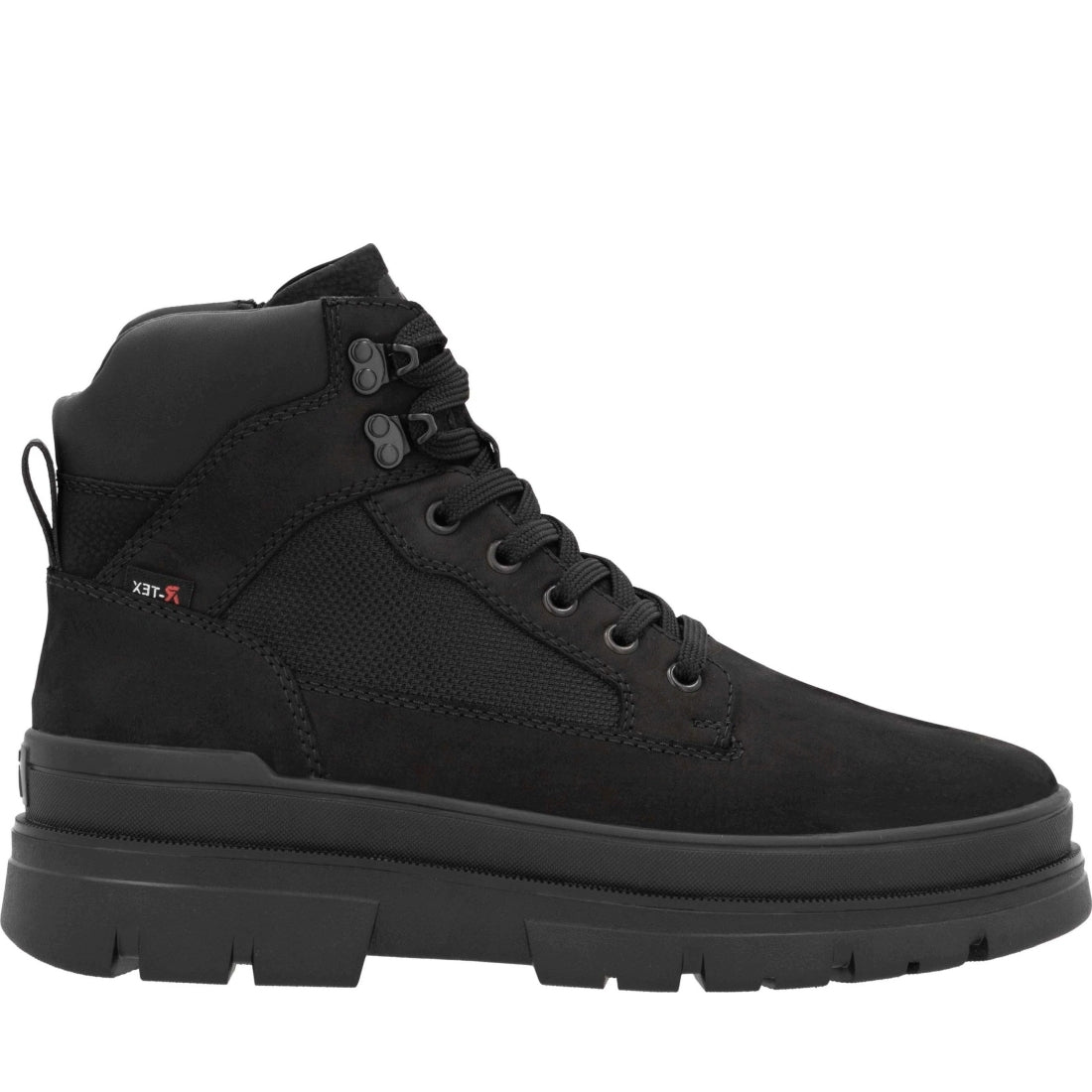 black casual closed men's boots