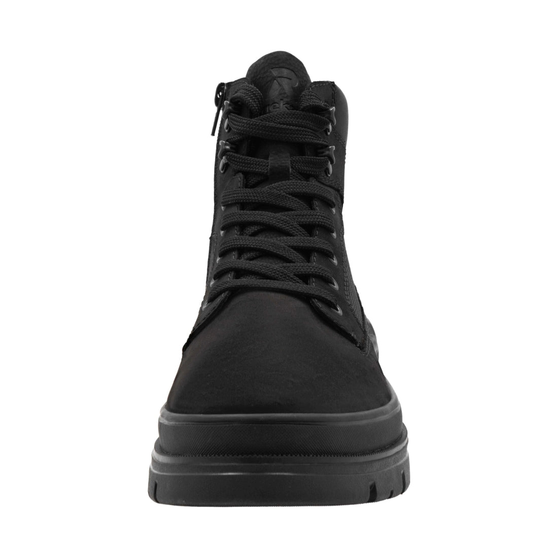 black casual closed men's boots