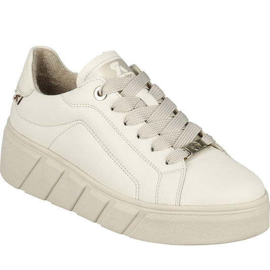 white casual closed ladies shoes