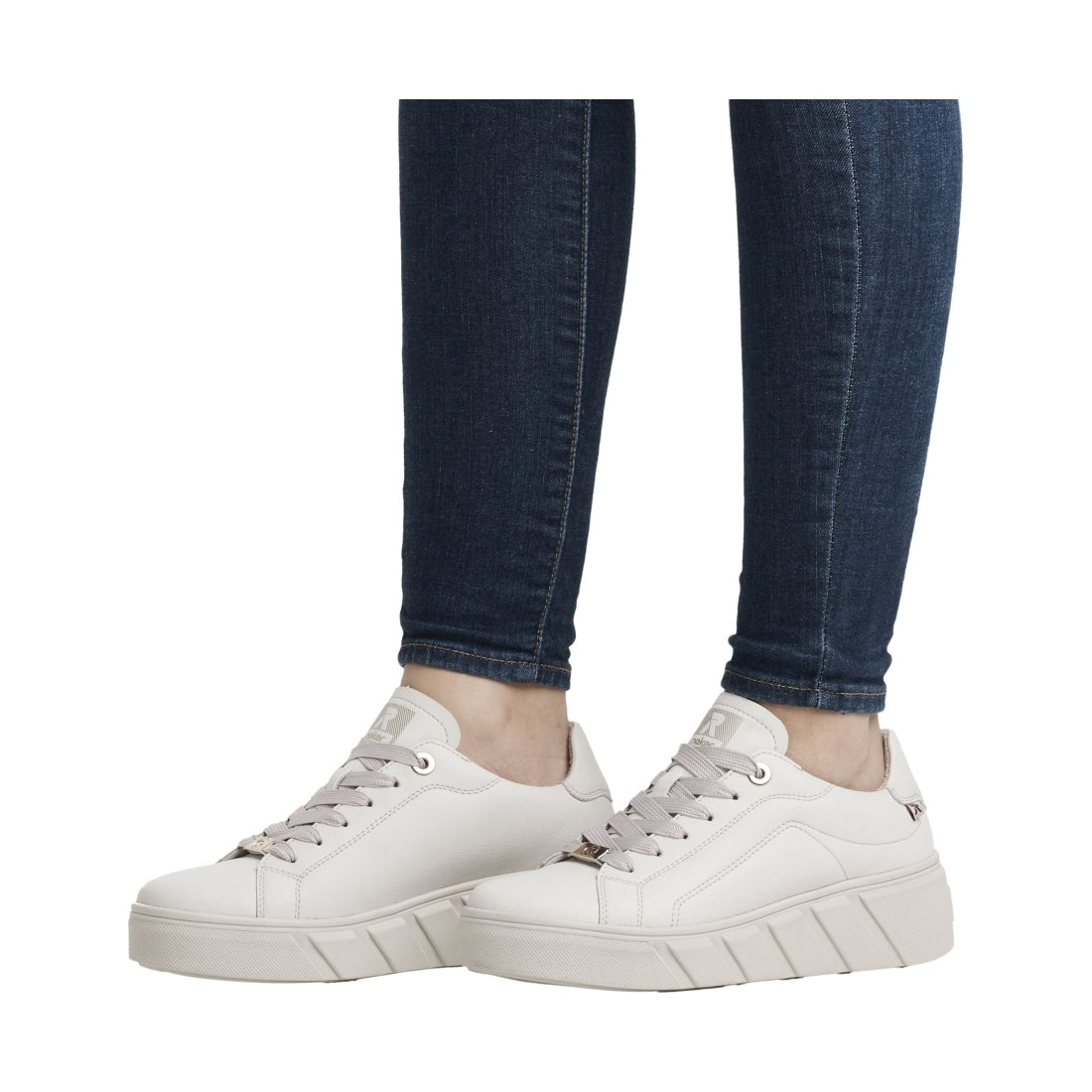 white casual closed ladies shoes