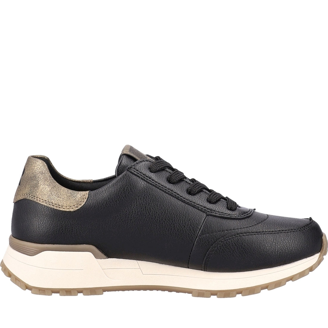 black casual closed ladies shoes