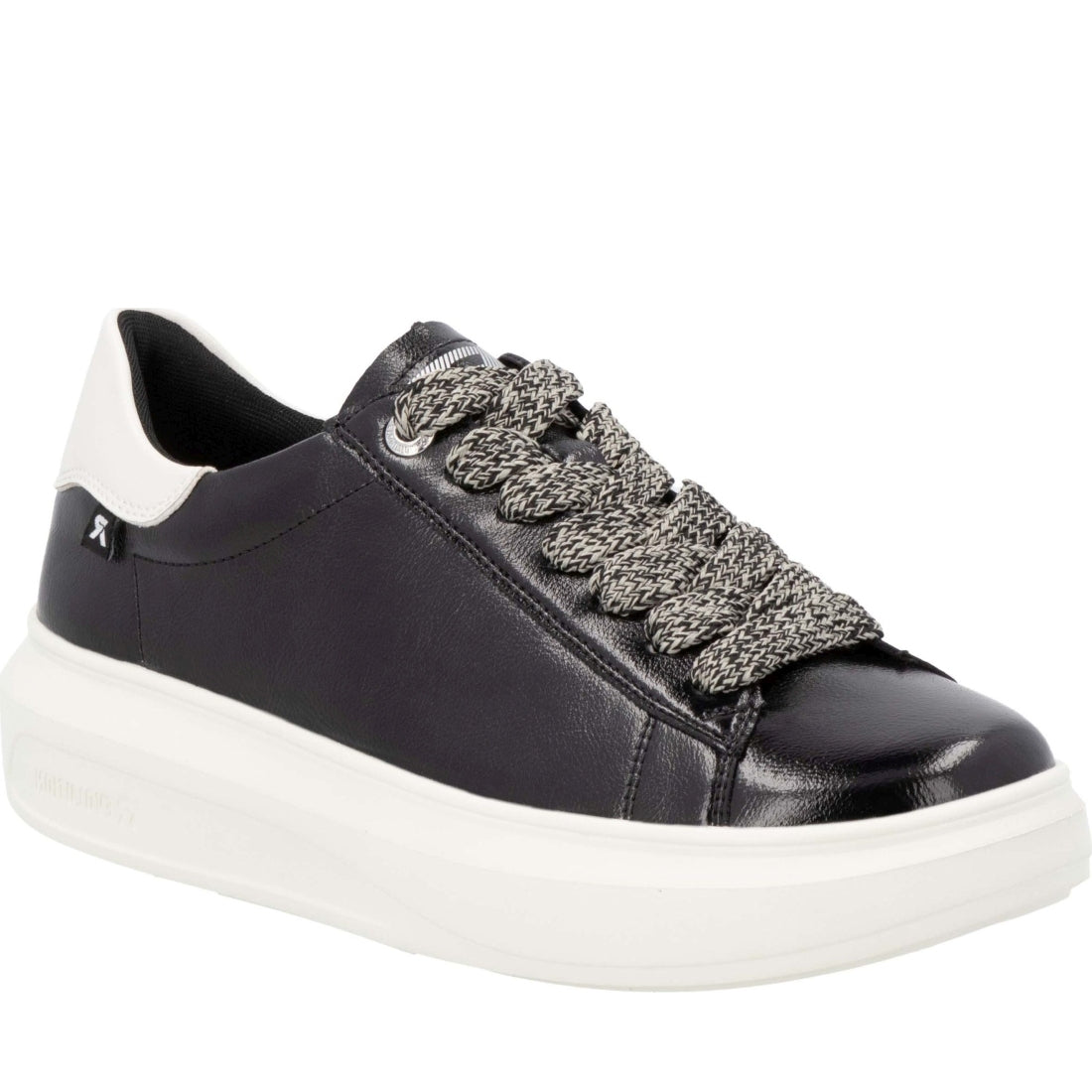 black casual closed ladies shoes