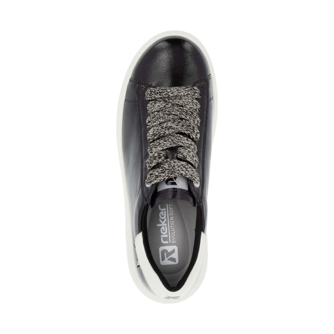 black casual closed ladies shoes