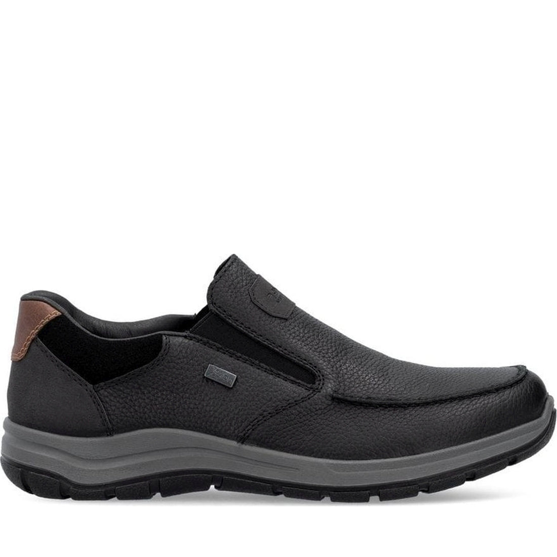 black casual closed men's shoes