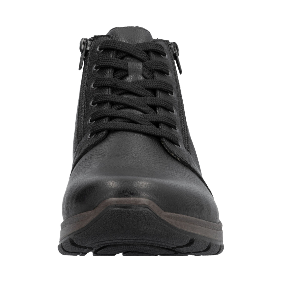 black casual closed men's boots