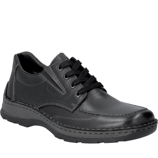 black casual closed men's shoes