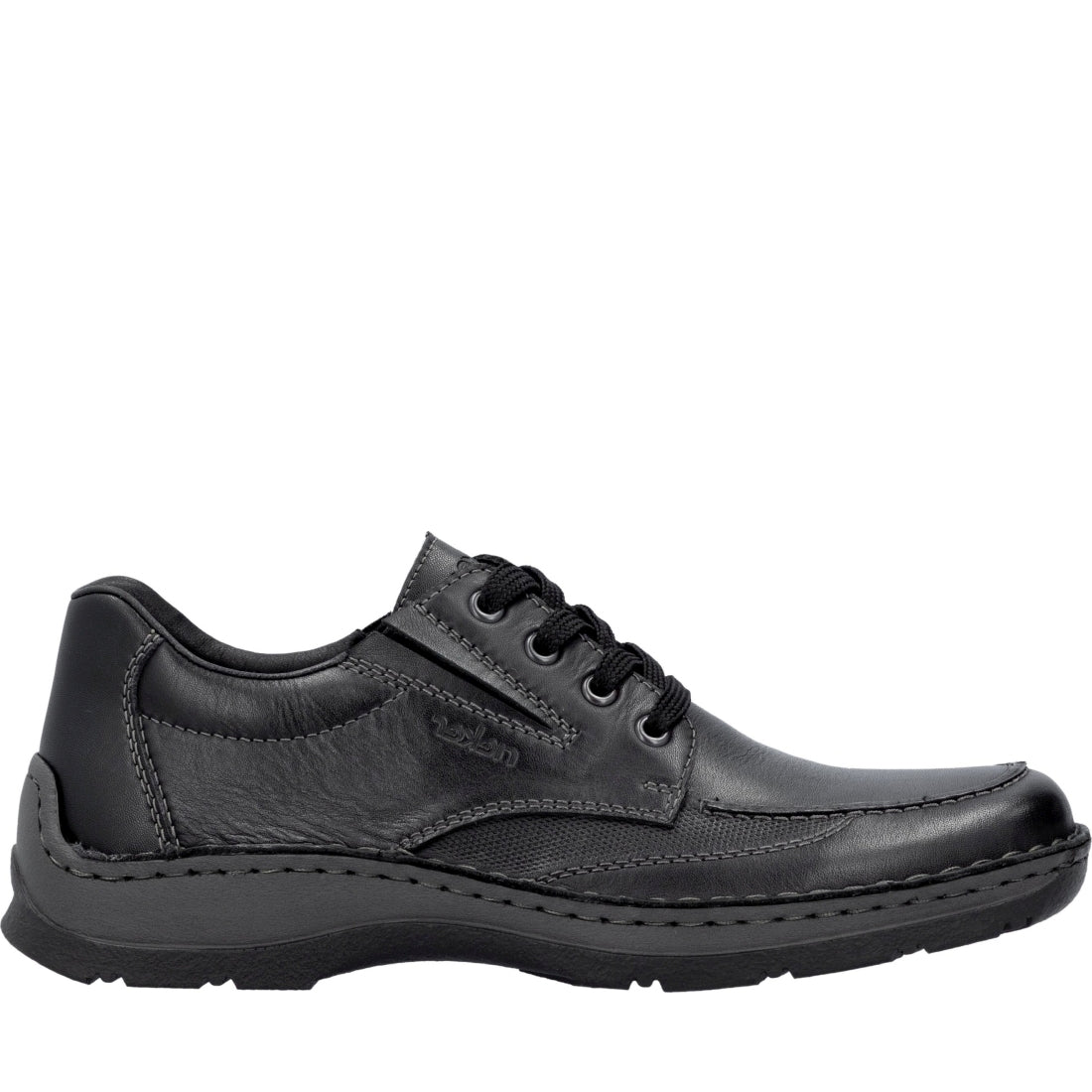 black casual closed men's shoes