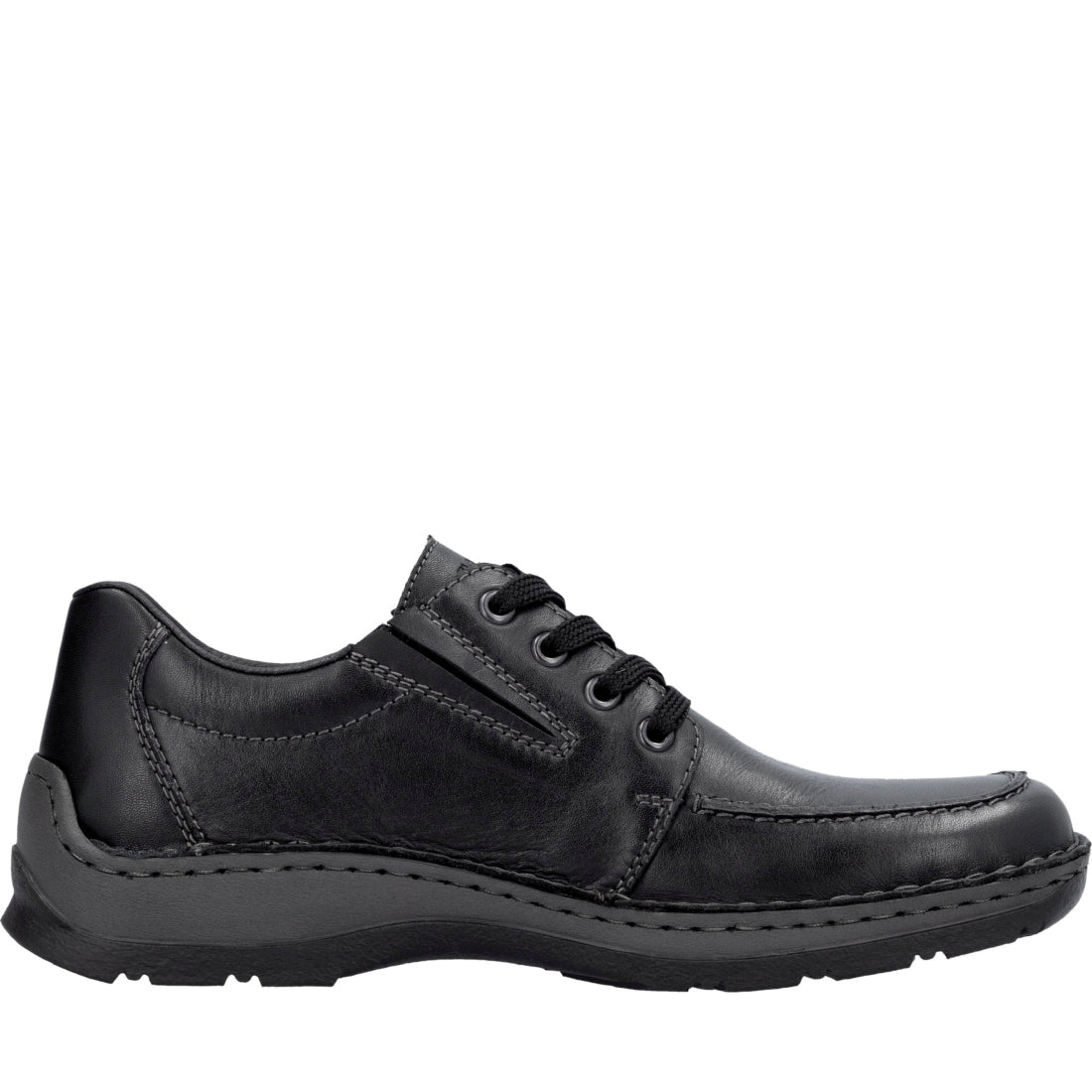 black casual closed men's shoes