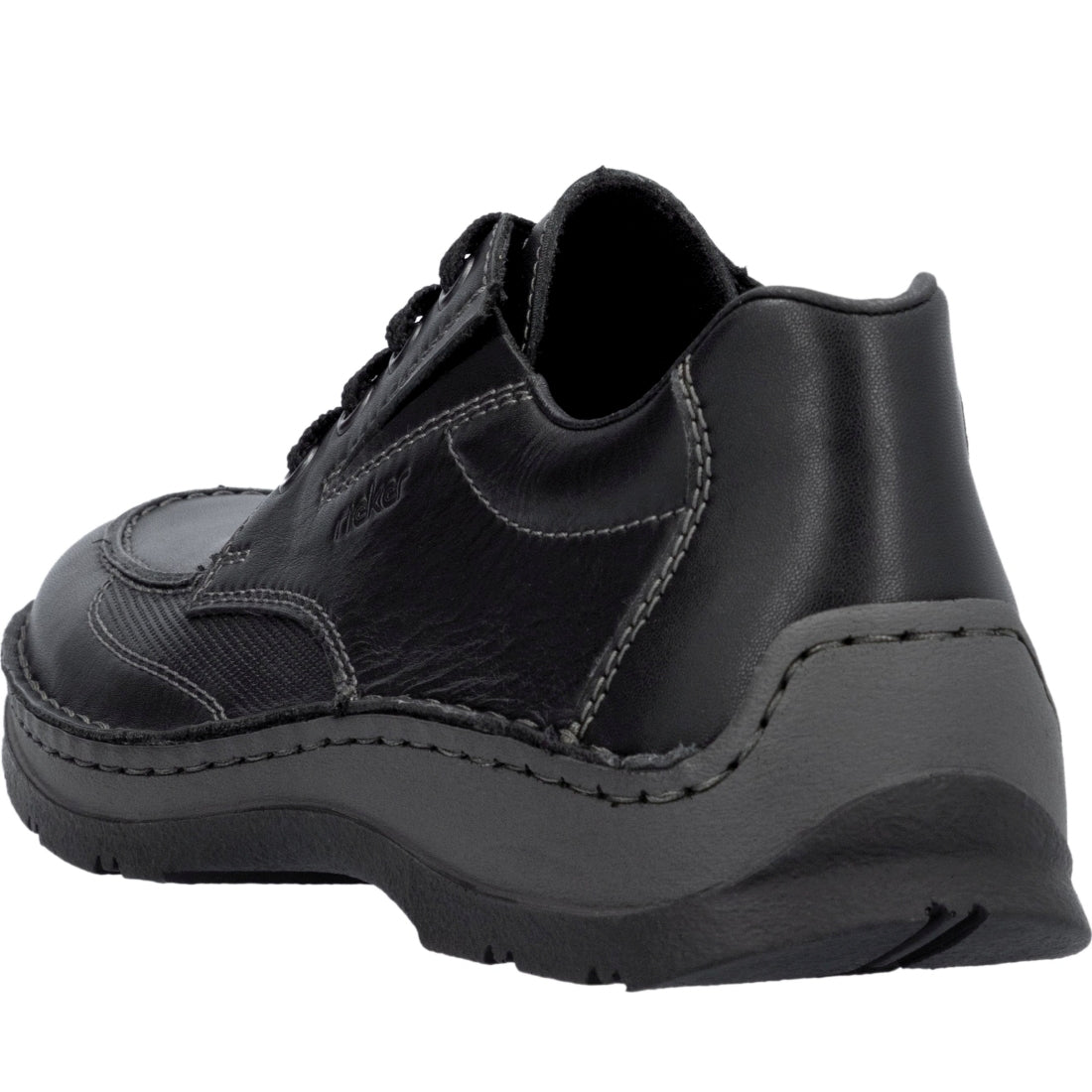 black casual closed men's shoes