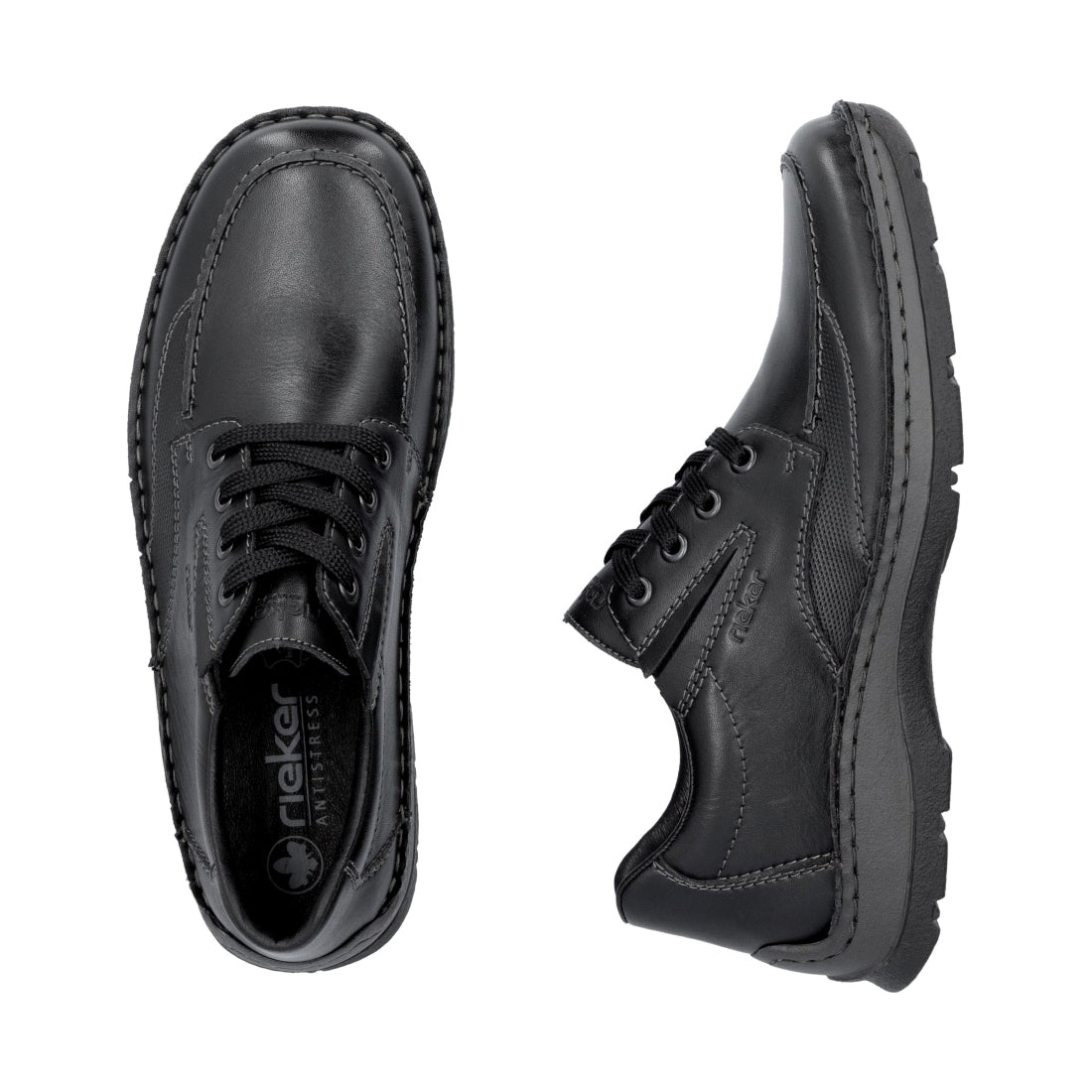 black casual closed men's shoes