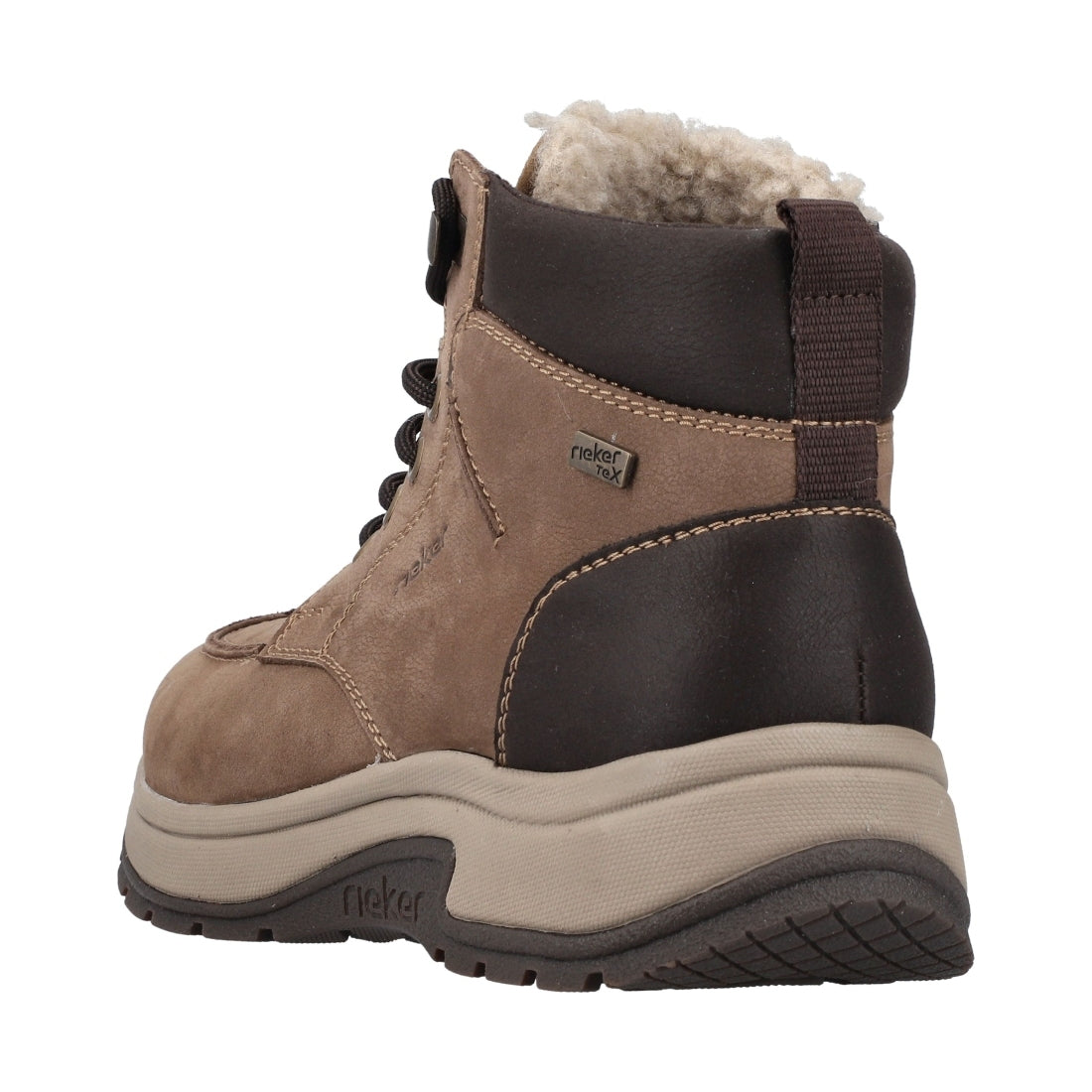 brown casual closed men's boots