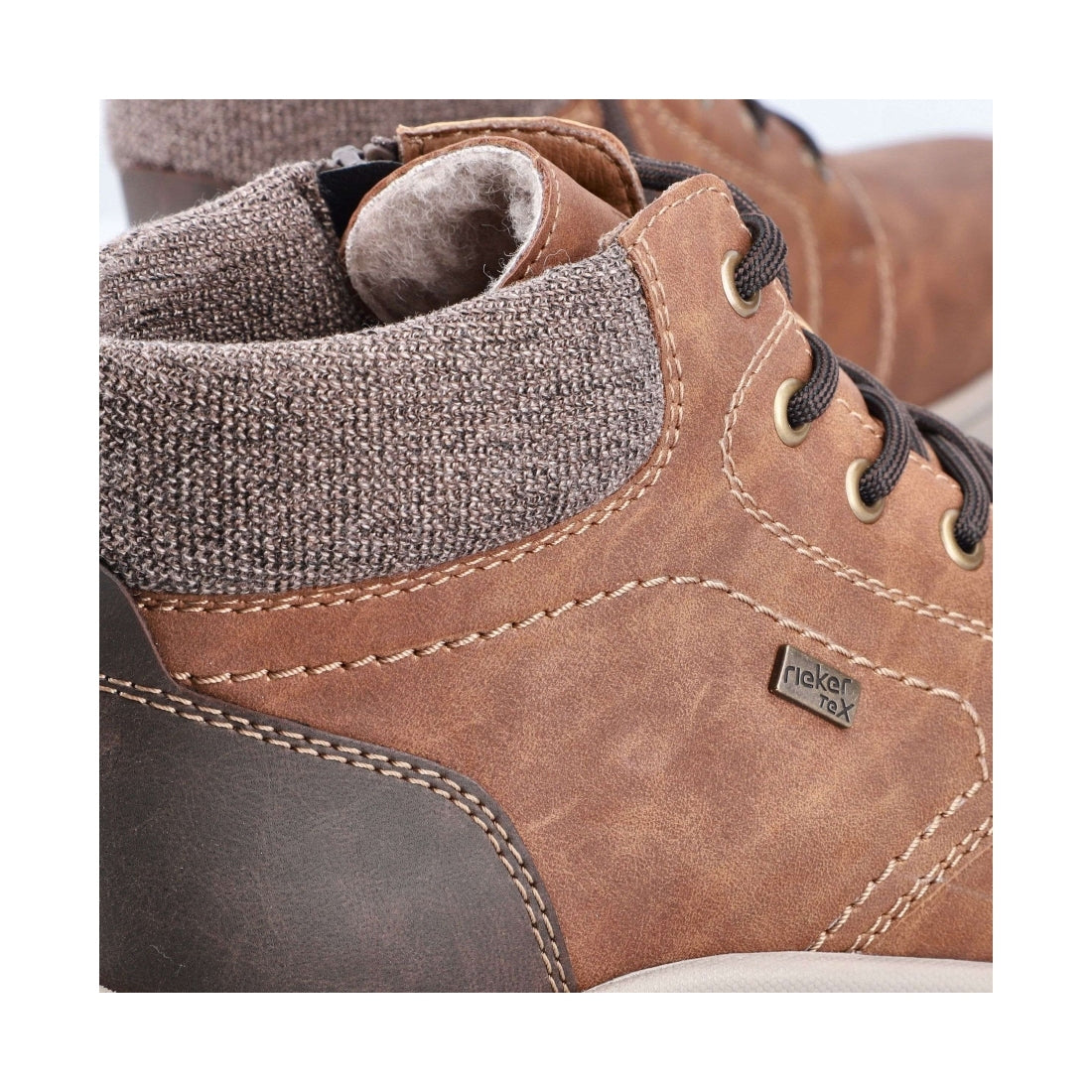 brown casual closed men's boots