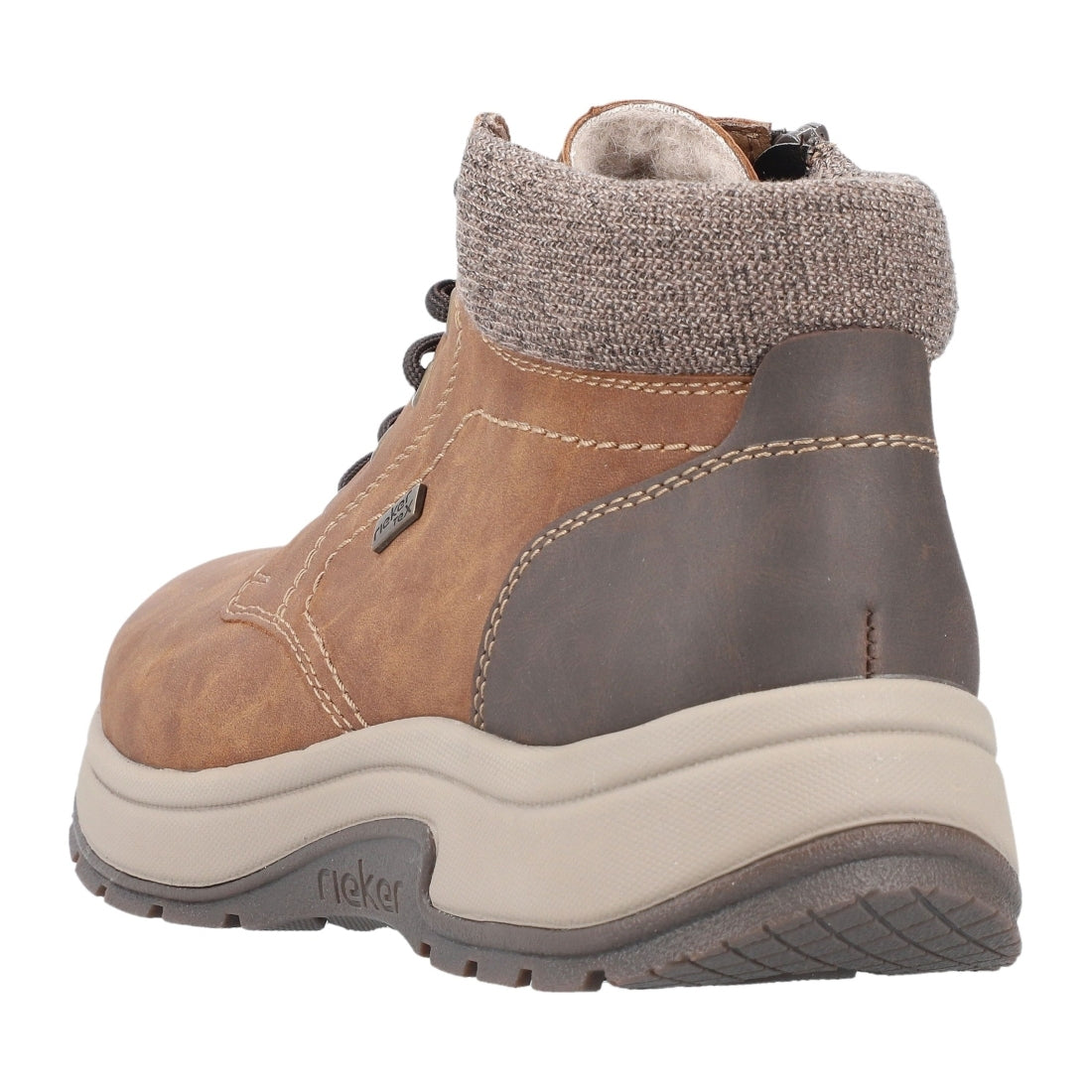 brown casual closed men's boots