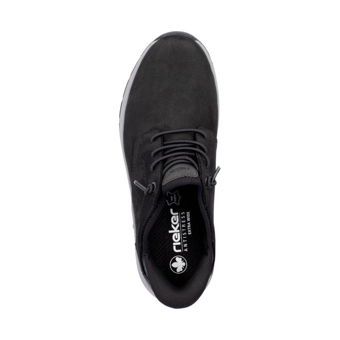 black casual closed men's shoes