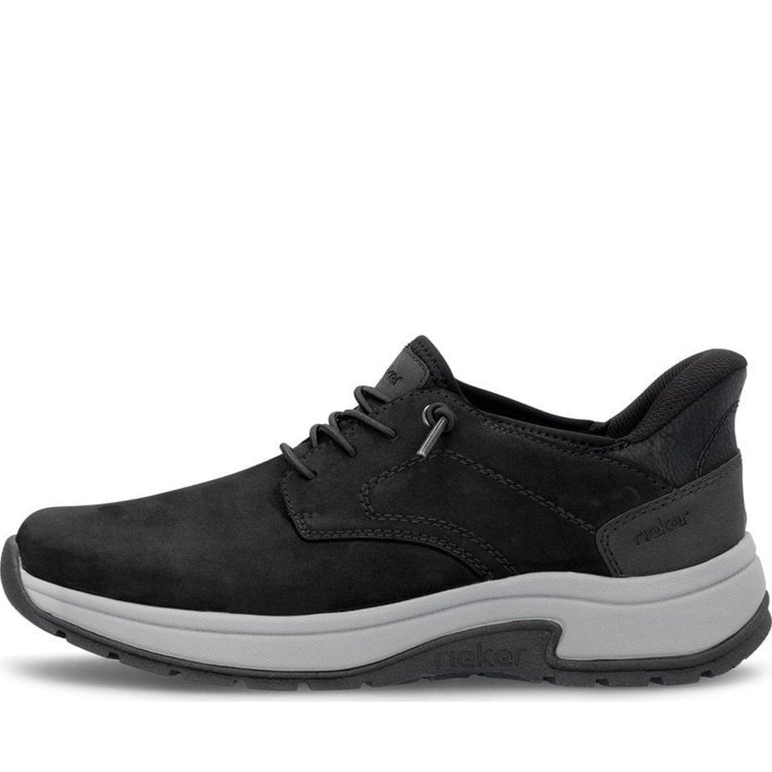 black casual closed men's shoes