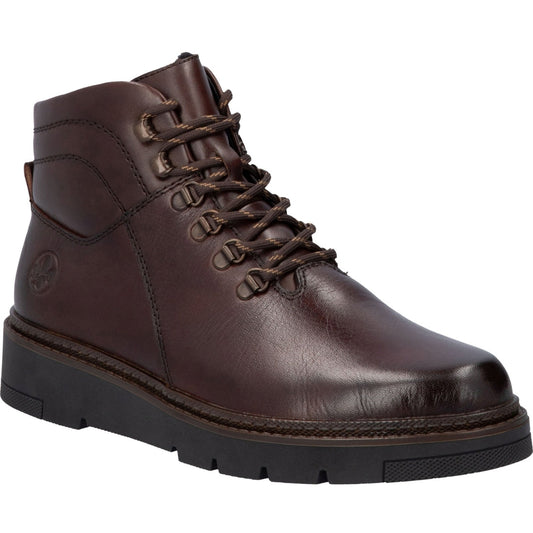 brown casual closed men's boots