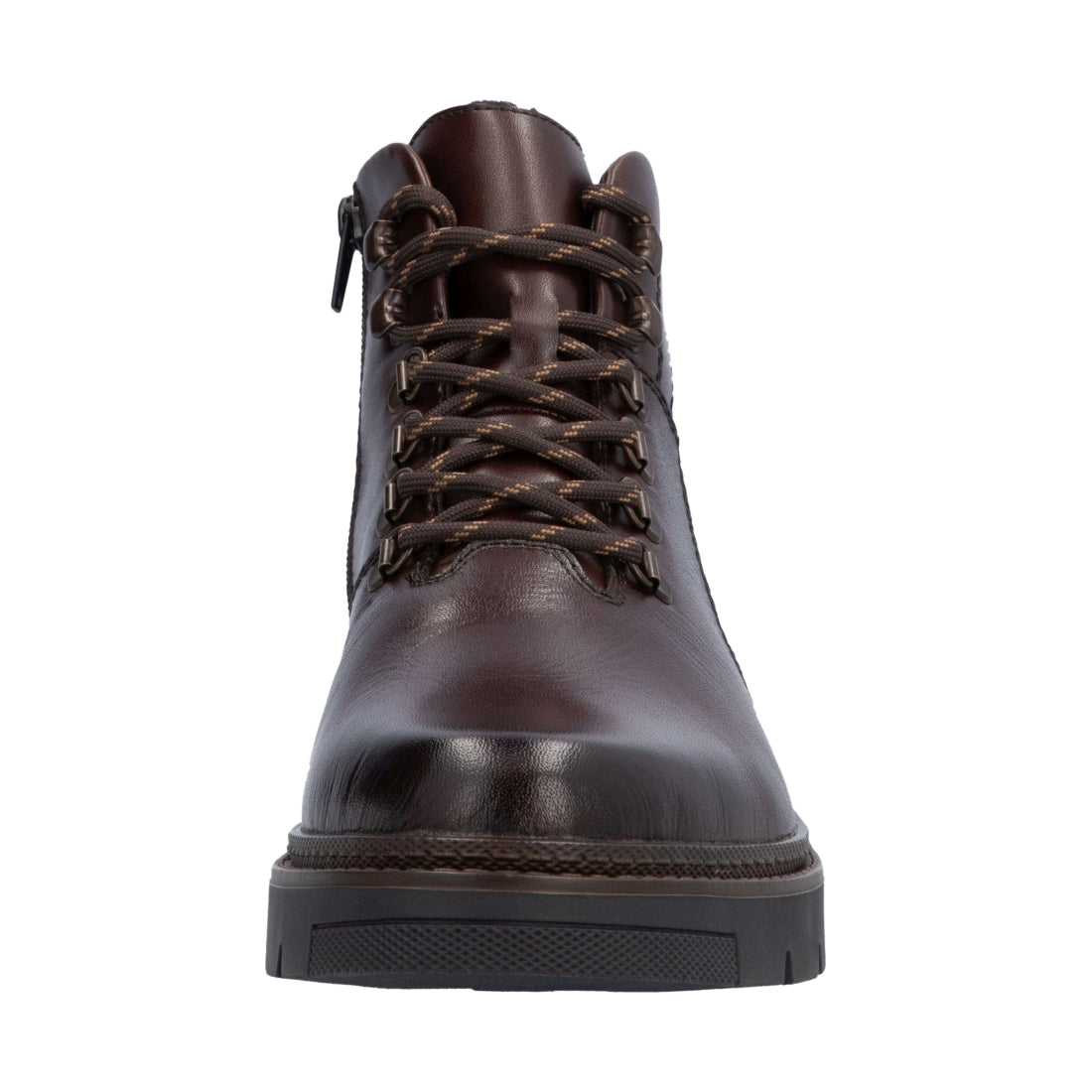 brown casual closed men's boots