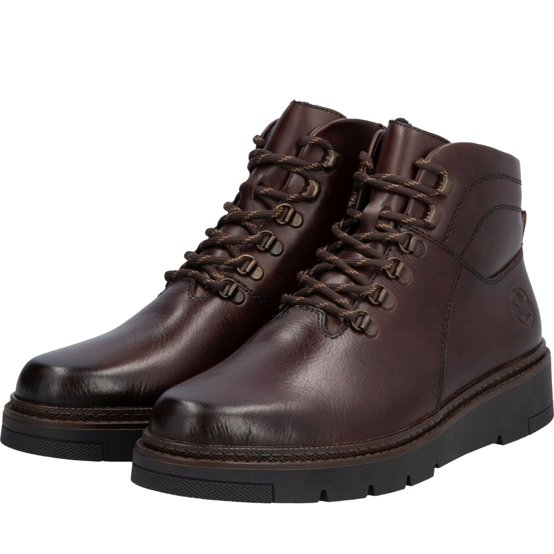 brown casual closed men's boots