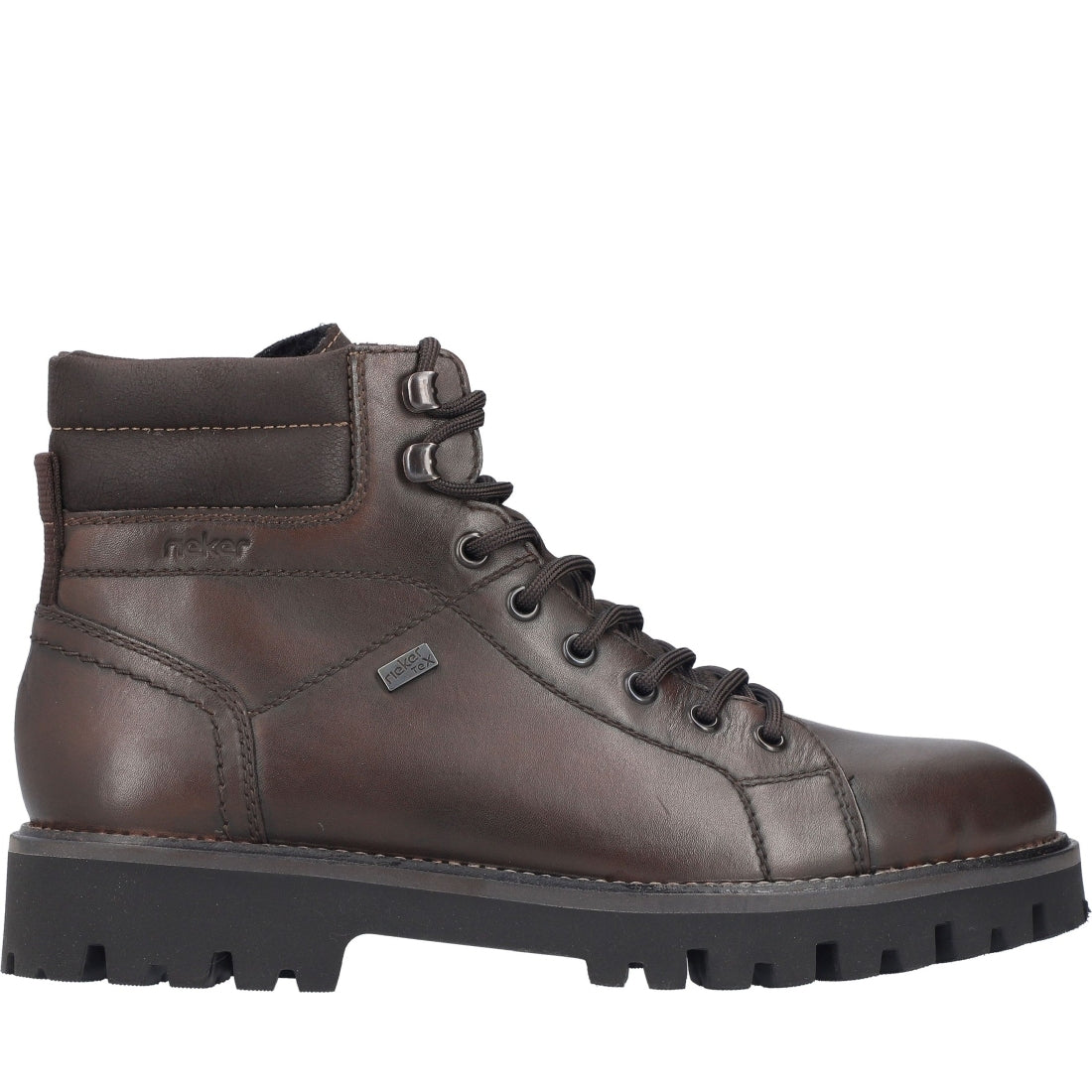 brown casual closed men's boots