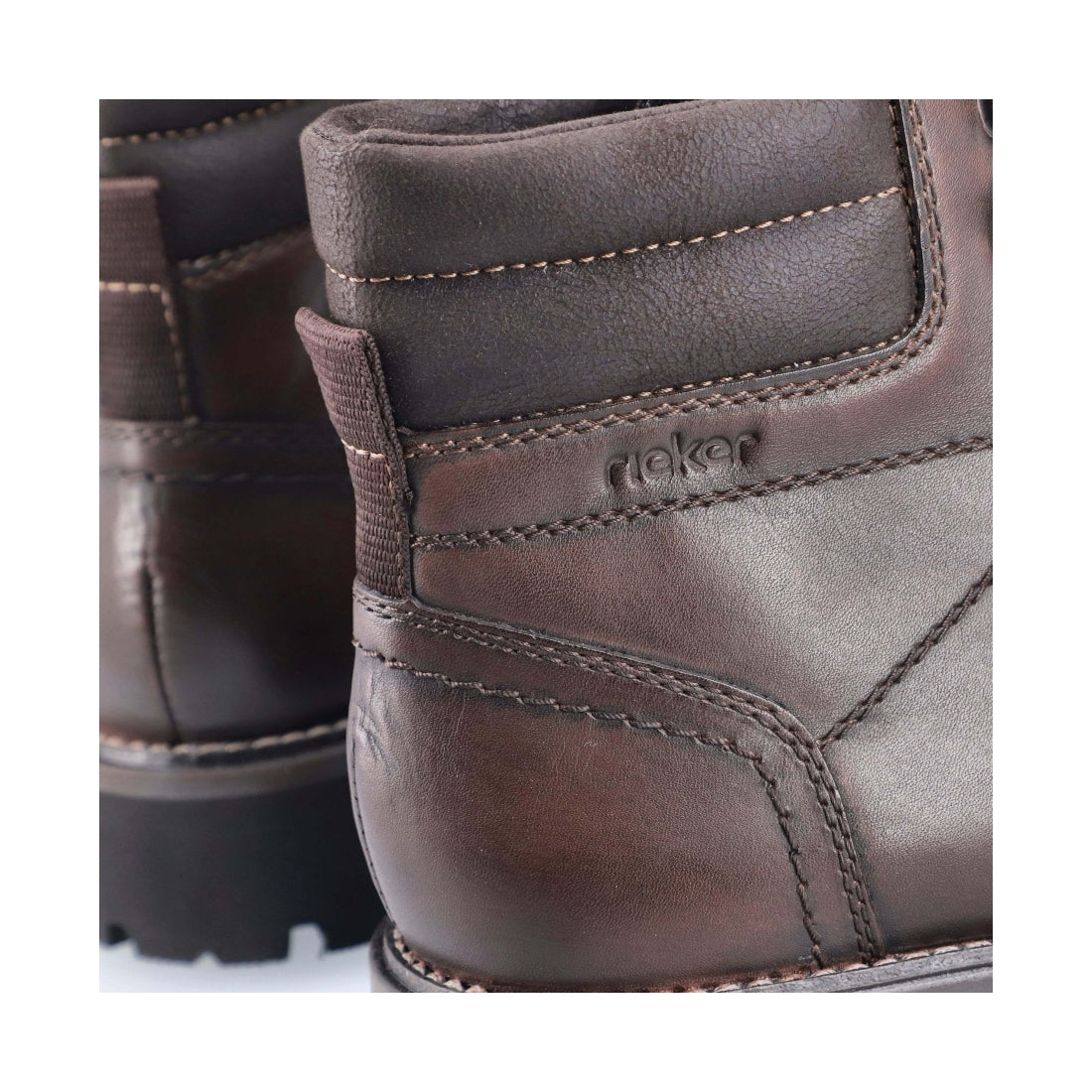 brown casual closed men's boots