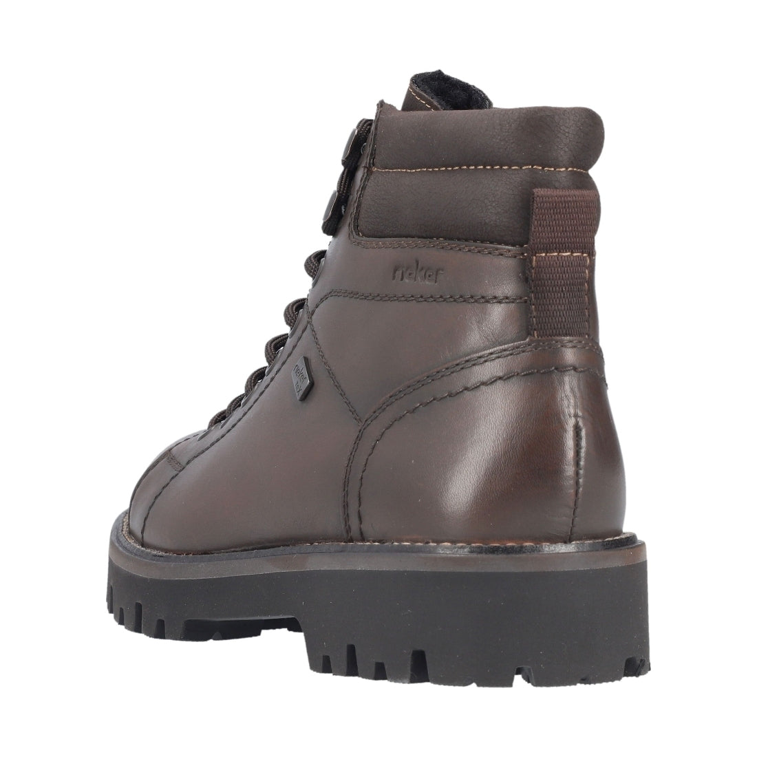 brown casual closed men's boots