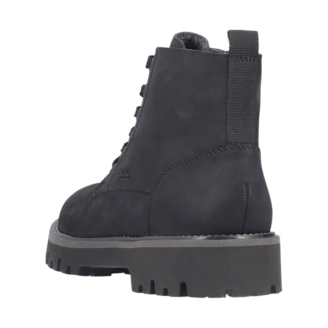 black casual closed men's boots