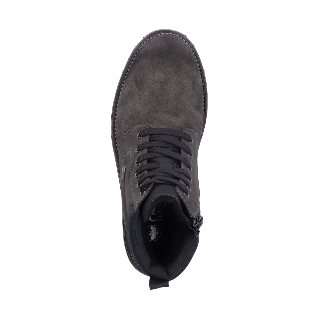 grey casual closed men's boots